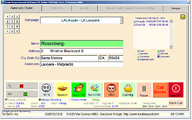 Predictive Dialer at work